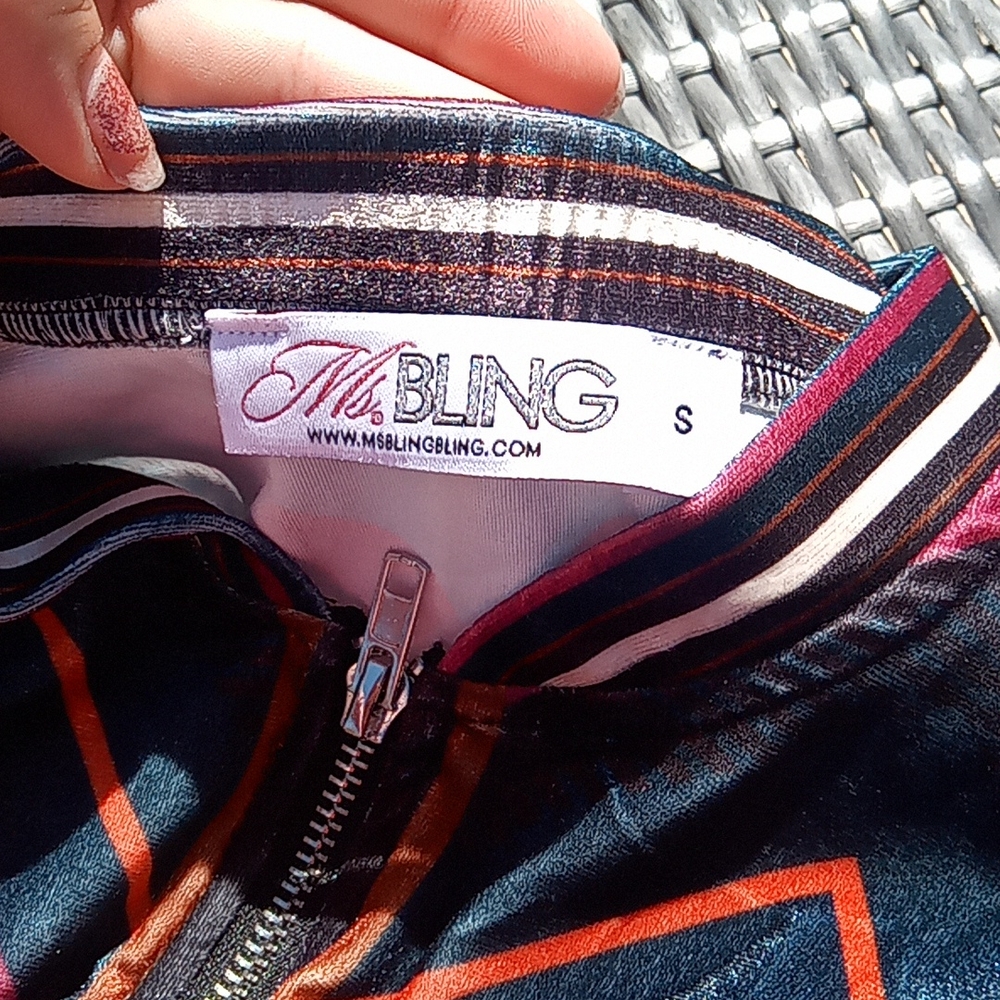 Zig Zag Track Suit Jacket Chevron Pattern - image 3